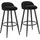 Woltu Barhocker 2er Set 2er Set Schwarz