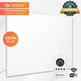 veska Infrarotheizung inkl. Thermostat APP-Funktion Wifi Fernbedienung und Timer - 450W