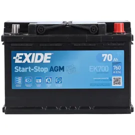 Exide EK700 AGM 70Ah 12V