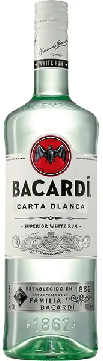 Bacardi Carta blanca Rum 37,5% vol. 3 l