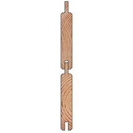Delta Selbstbauzaun 90 x 194 cm Lärche Holz