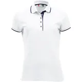 Clique Seattle Poloshirt Damen 00 - weiß S