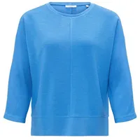 Opus Sweatshirt mit Strukturmuster Modell 'Sinni', Blau, 44