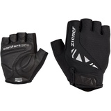 Ziener CALLIS Fahrrad/Mountainbike/Radsport-Handschuhe | Kurzfinger - atmungsaktiv,dämpfend, Black, 7,5