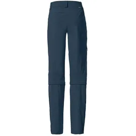 Vaude Farley Stretch Capri T-Zip III Hose Damen Blau 42