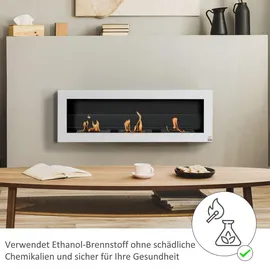 Homcom Ethanol-Kamin Weiß