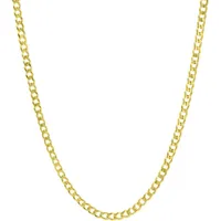 Firetti Gliederkette Schmuck Geschenk Silber 925 Halsschmuck Halskette S-Panzerkette gelb|goldfarben 45