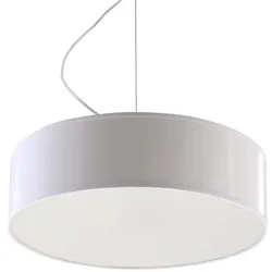 Pendelleuchte Deckenleuchte Weiß Modern PVC Esszimmer Schlafzimmer Wohnzimmer