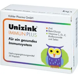 Köhler Pharma Unizink Immun Plus Kapseln 30 St.