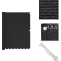 Vidaxl - Balkon-Sichtschutz Anthrazit 120x400 cm hdpe - Balkon Sichtschutz - hdpe Sichtschutz - Sonnenschutz Balkon - Windschild Balkon - Privacy