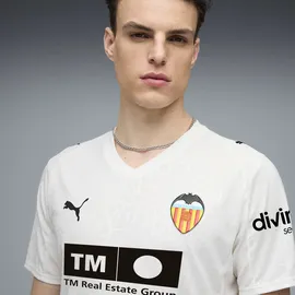 Puma Trainingsshirt PUMA "Valencia CF 25/26 Heimtrikot Herren", Herren, Gr. XS, weiß, 100% Polyester, regular fit, Shirts