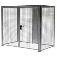 Bauer Südlohn Lagerbox feuerverzinkt B 2450 x T 1595 x H 2100 mm abschließbar