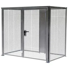 Bauer Südlohn Lagerbox feuerverzinkt B 2450 x T 1595 x H 2100 mm abschließbar