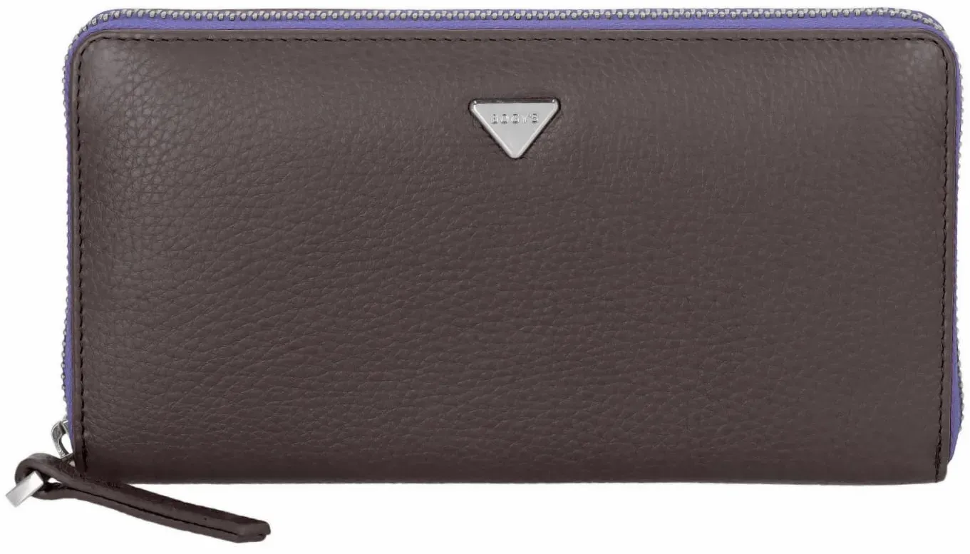 Bogy's Langbörse Damen Queens 81010 dark brown/purple