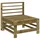 vidaXL Garten-Lounge-Set 8-tlg. Kiefernholz braun
