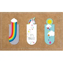 Moses moses. 31132 Magnetlesezeichen It's Magic 3er Set, magnetisches Lesezeichen, charmant illustriert