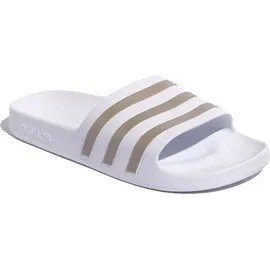 Adidas Adilette Aqua Cloud White / Platinum Metallic / Cloud White 47