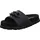 ROHDE Damen Pantolette Nappa Leder trendy Kurzpantolette Kettendetail Siena 6272, Größe:42 EU, Farbe:Schwarz - Schwarz - 42