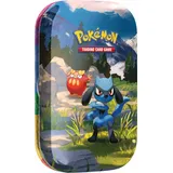 Pokémon Mini-Tin-Box Mega-Entwicklung Erhabene Helden Riolu & Flampion