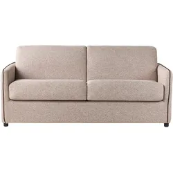 Schlafsofa ISHOJ Hellbraun Stoff