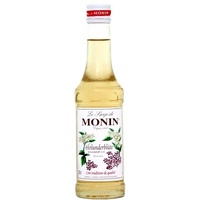 (22,92€/l) Le Sirop de Monin Holunderblüte Sirup 1:8 0,25l Flasche