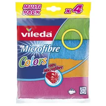 Vileda Colors MULTI PACK Mikrofasertücher 60 °C waschbar, 4 St.