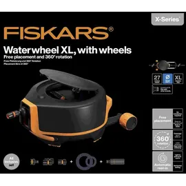 Fiskars Waterwheel XL Schlauchwagen 27 m schwarz, orange