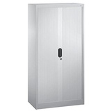 Californian Products CP Omnispace Rollladenschrank silber 3 Fachböden 80,0 x 42,0 x 166,0 cm