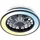 Briloner Deckenventilator 1 rund 38 cm schwarz