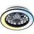 Briloner Deckenventilator 1 rund 38 cm schwarz