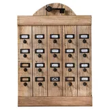 Main Möbel Schlüsselbrett Schlüsselbrett 50x70cm "Abilene" Massivholz