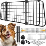 Lovpet Hundegitter Auto verstellbar Schwarz 30 x 91-153 cm