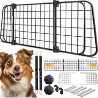 Lovpet Hundegitter Auto verstellbar Schwarz 30 x 91-153 cm