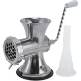 Lybunair Manueller Fleischwolf aus Aluminiumlegierung, Fleischwolf mit Saugnapf, Küchenwolf und Wurstbereiter für die Hausmannskost