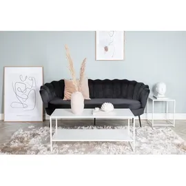 VCM ebuy24 Nice Sofa 3 Personen Velour Schwarz