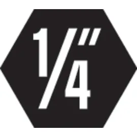 Gedore Schraubendreherbit 1/4" Vorteilspack 10-teilig, Innen-6-kant 6 S-010