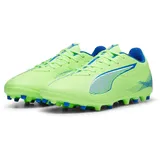 Puma Ultra 5 Play MG Soccer Shoe, Fizzy Apple White-BLUEMAZING, 45 EU