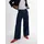 bonprix Weite Jeans lockerer Schnitt, gerade Passform, mittlerer Bund blau 40