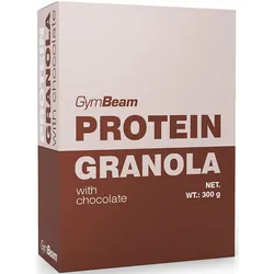 GymBeam Protein Granola Müsli mit Eiweiß Geschmack Chocolate 300 g