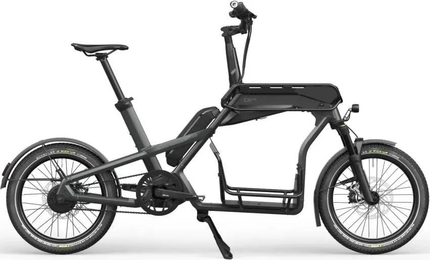 CA GO BIKE CS150 Black Grey: Hochleistungs-E-Lastenrad für umweltbewusste Mobilität & innerstädtisch