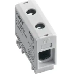 Hager K50AL Anschlussklemme für Aluminium und Kupferleitungen, 2,5mm2-50mm2, grau
