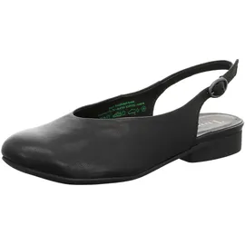 THINK! Damen, GUAD2 chromfrei gegerbte nachhaltige Halbschuhe, schwarz | Gr.: 37