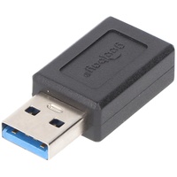 goobay USB-C [Buchse] auf USB-A [Stecker], Adapter schwarz