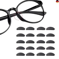 12 Paare Adhesive Nasenpads Anti Rutsch Silikon Brillen Pads für Gläser S