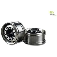 Thicon Models Felgen 1:14 Edelstahl Euro-Optik Silber