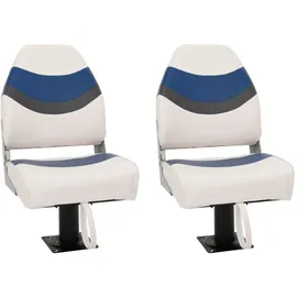 vidaXL Bootssitze mit Podest 2 Stk. 360° Drehbar