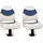 vidaXL Bootssitze mit Podest 2 Stk. 360° Drehbar