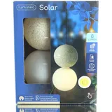 Kaemingk LED Solar Hängelampe Weiß Ø 10 cm 3 LED