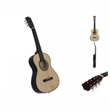 vidaXL Klassische Gitarre für Anfänger und Kinder 1/2 34" Lindenholz