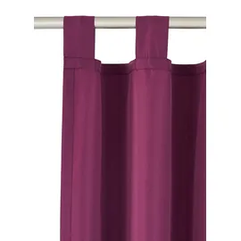 OTTO home Vorhang OTTO HOME "Raja" Gr. 2, lila (beere), B:140cm H:175cm, Polyester, Recyceltes Material, Gardinen, 2er-Set, Bestseller, einfarbig, modern, pflegeleichte Mikrofaser